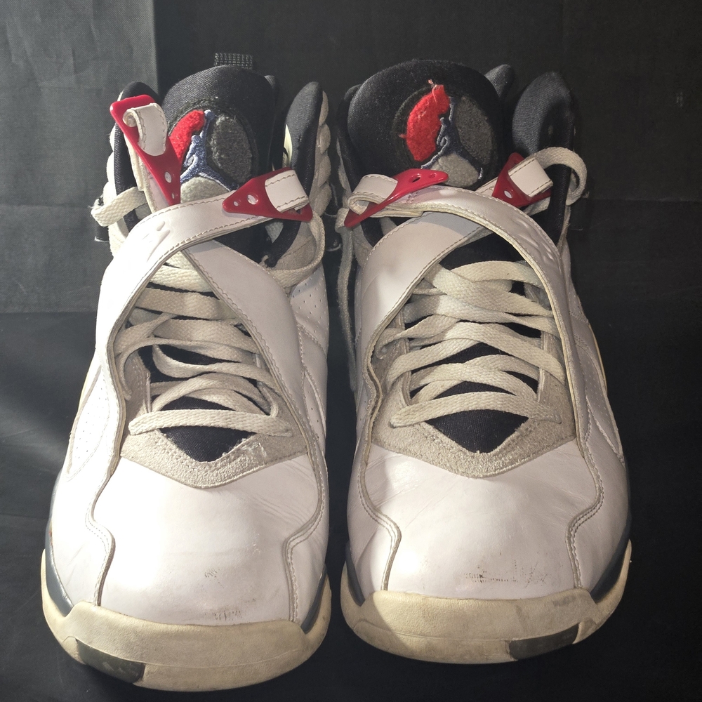 JORDAN 8 RETRO 2012 RED/WHITE/ GREY BUGS BUNNY HIGH TOPS MEN'S SIZE 13